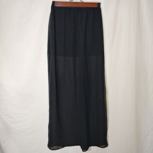 Maxi chiffon skirt